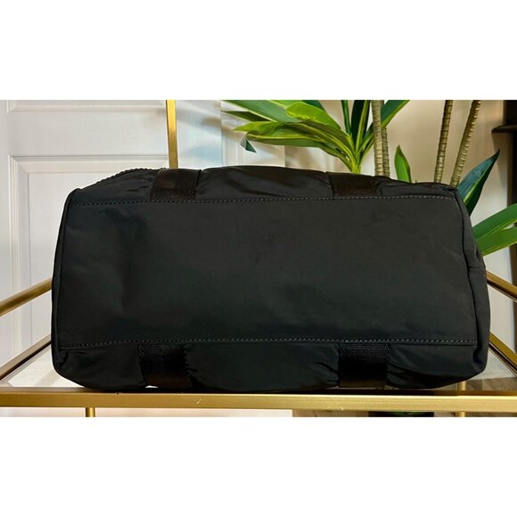 ✺ AUTHENTIC TORY BURCH BLACK NYLON EAST WEST TOTE - Picture 7 of 10